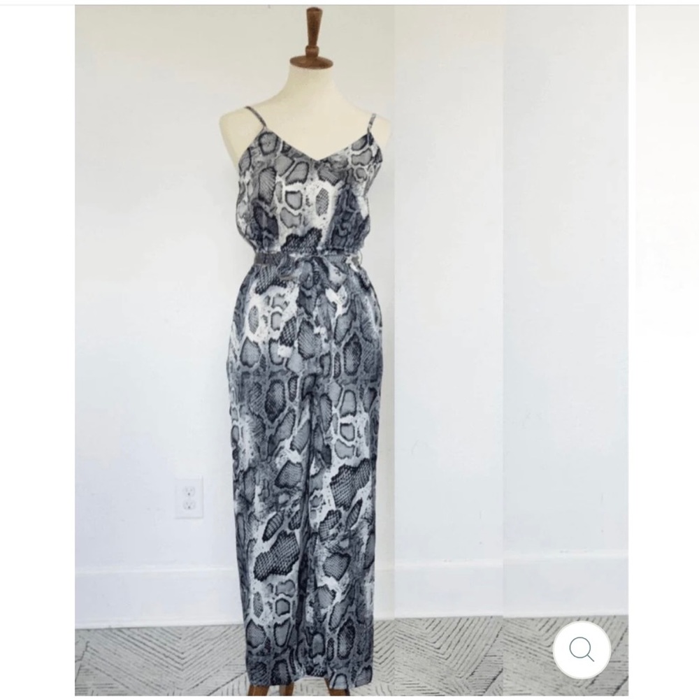 Snakeskin jumpsuit